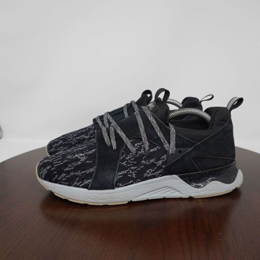 ASICS Tiger Gel-Lyte V Sanze Shoes Men's 9.5 Black Suede Athletic Sneakers H846N
